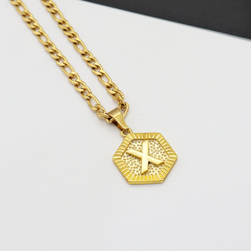 Handmade Custom Brass pendant necklace