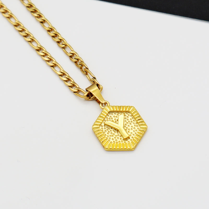 Handmade Custom Brass pendant necklace