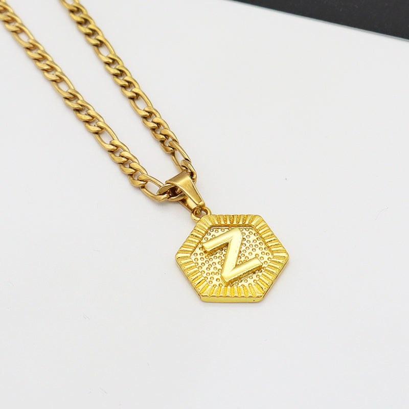 Handmade Custom Brass pendant necklace