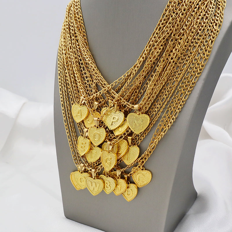 Handmade Custom Brass pendant with CZ necklace