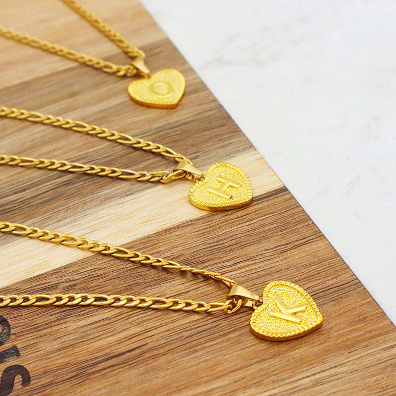 Handmade Custom Brass pendant with CZ necklace