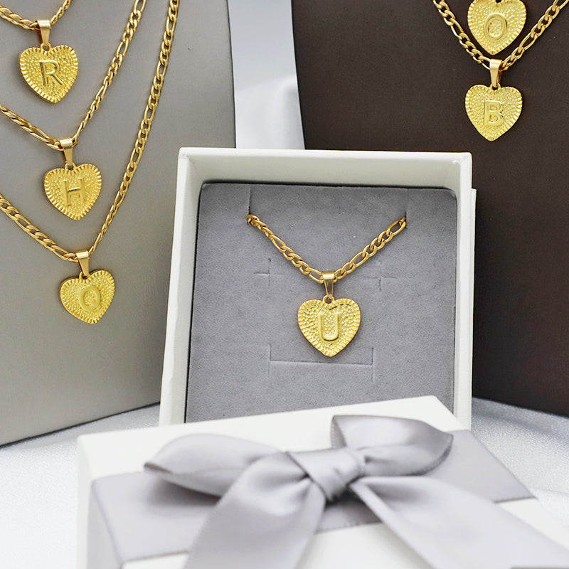 Handmade Custom Brass pendant with CZ necklace