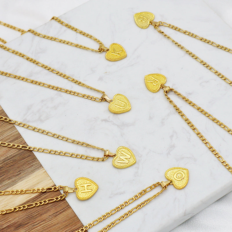 Handmade Custom Brass pendant with CZ necklace