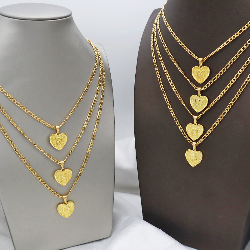 Handmade Custom Brass pendant with CZ necklace