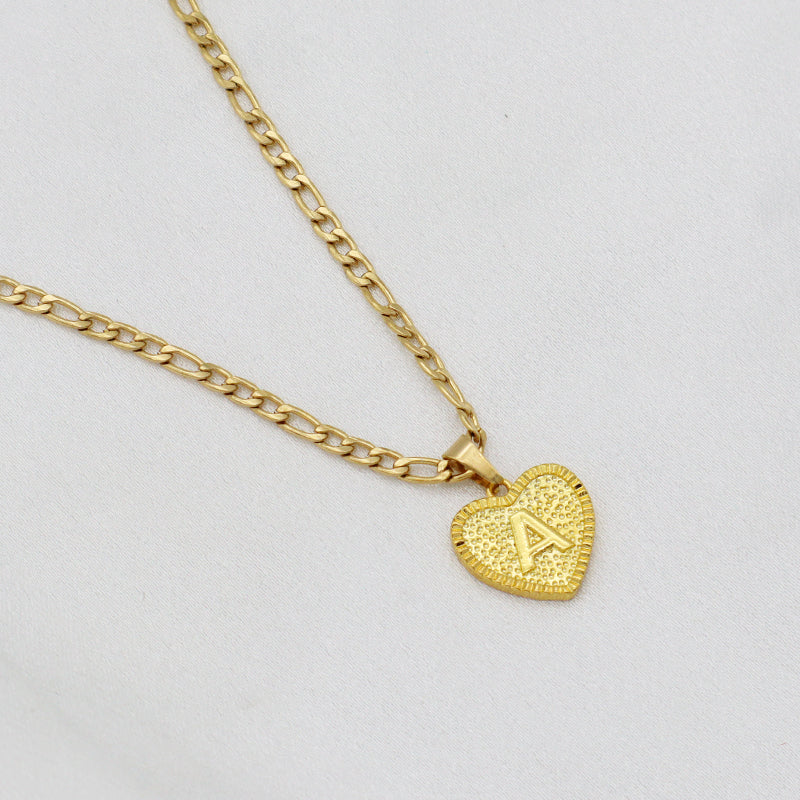 Handmade Custom Brass pendant with CZ necklace