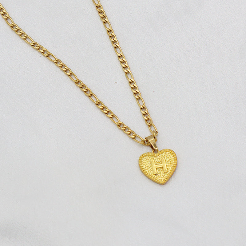 Handmade Custom Brass pendant with CZ necklace