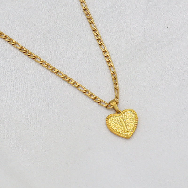 Handmade Custom Brass pendant with CZ necklace