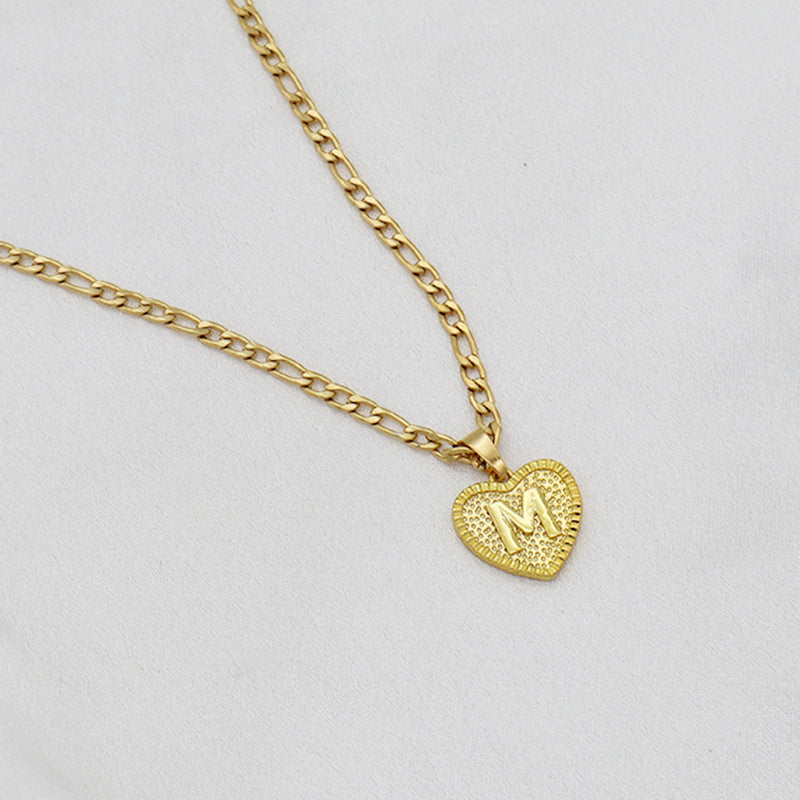 Handmade Custom Brass pendant with CZ necklace