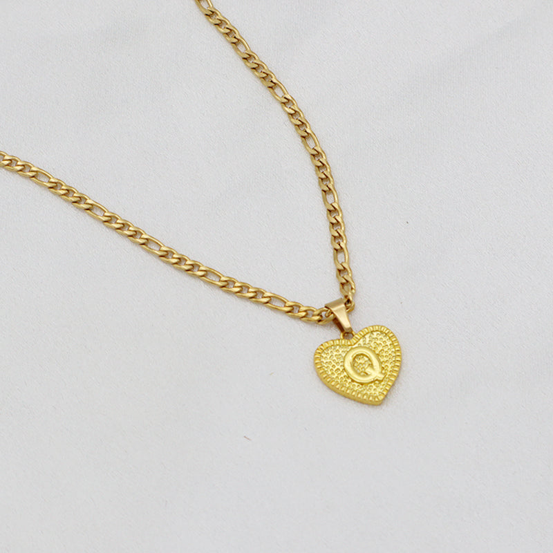 Handmade Custom Brass pendant with CZ necklace
