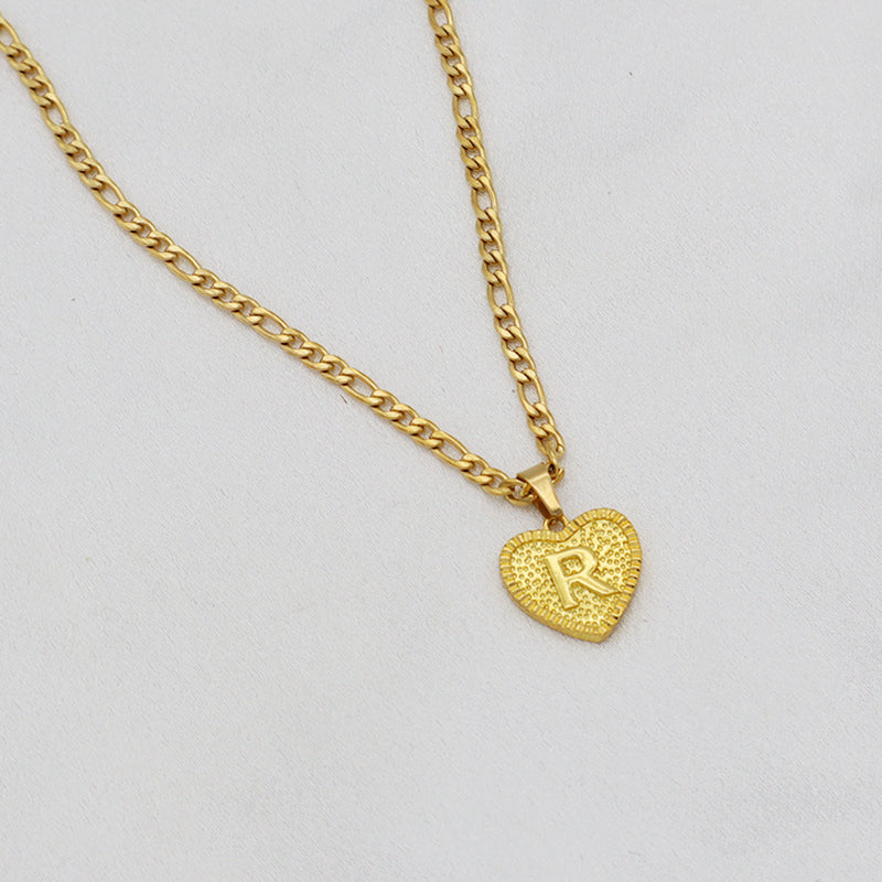 Handmade Custom Brass pendant with CZ necklace