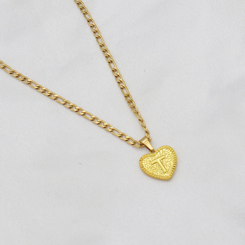 Handmade Custom Brass pendant with CZ necklace