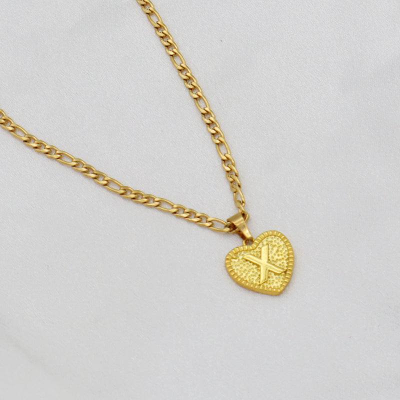 Handmade Custom Brass pendant with CZ necklace