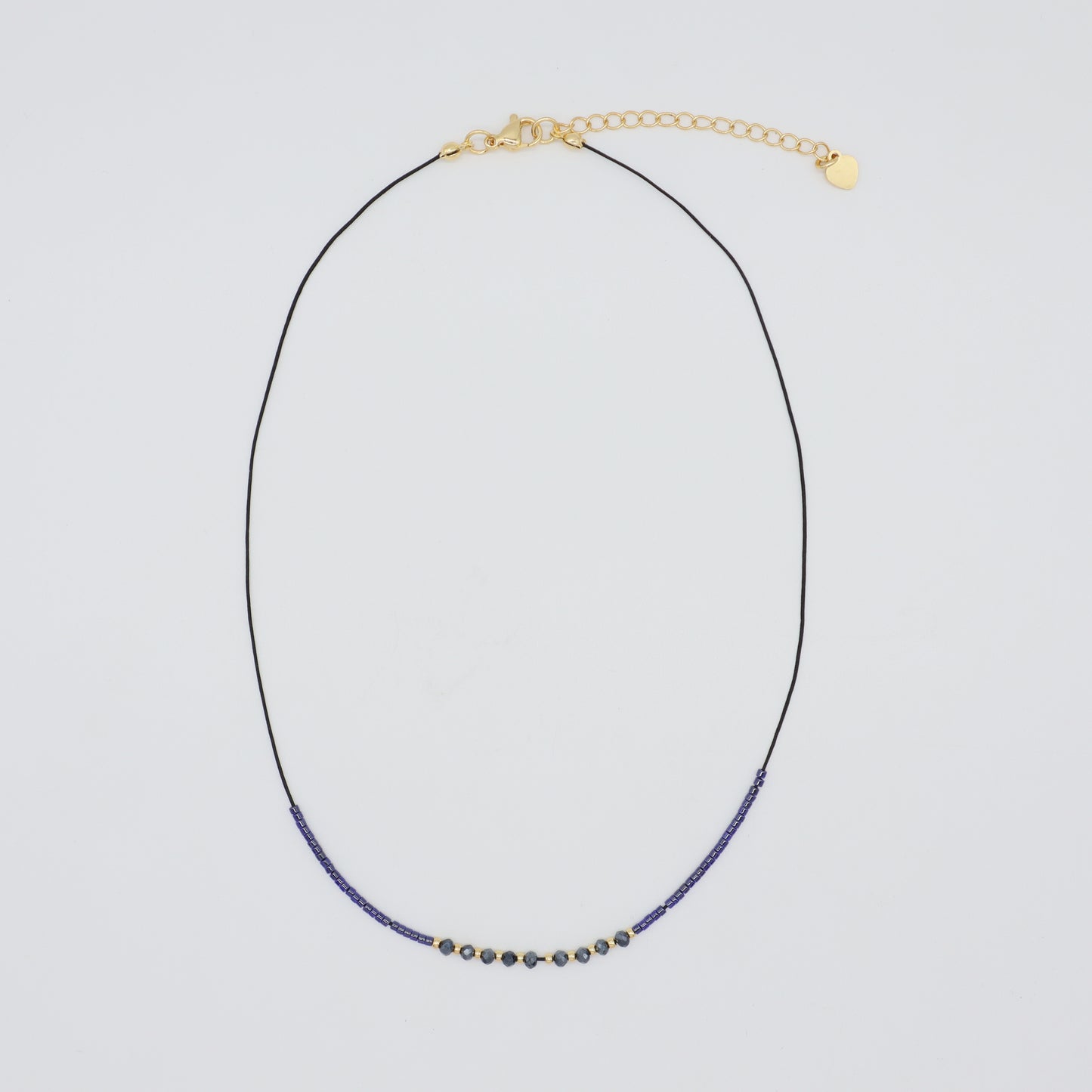 Custom Manufacture Factory Wholesale Adjustable Handmade Gold Plating Brass Beads Miyuki Beads Necklace Glass Crystal Necklace For Women