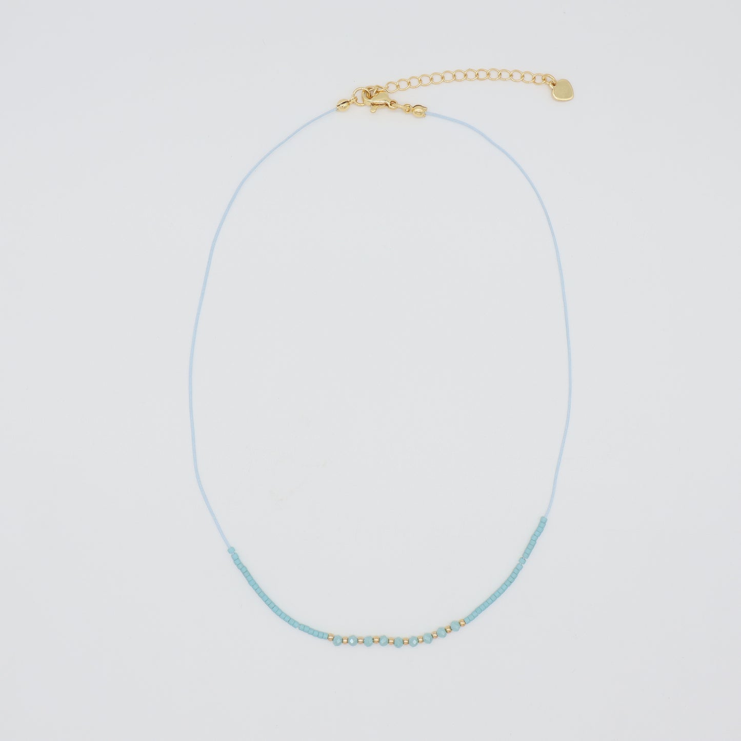 Custom Manufacture Factory Wholesale Adjustable Handmade Gold Plating Brass Beads Miyuki Beads Necklace Glass Crystal Necklace For Women