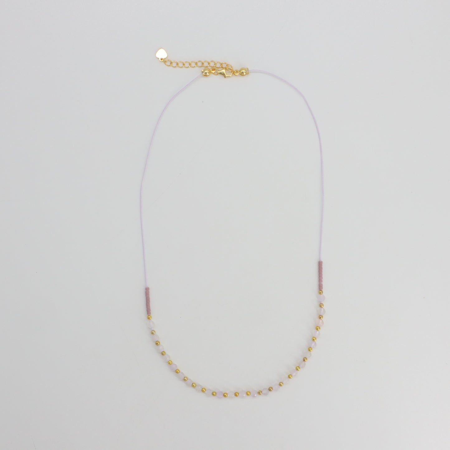 Custom Manufacture Factory Wholesale Adjustable Handmade Miyuki Beads Necklace Natural Stone 925 silver Necklace For Women