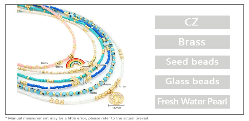 Wholesale OEM China Factory Fashion Handmade Custom Pendant Jewelry Seed Beads Necklace Gold Plated Fresh Water Pearl Necklace