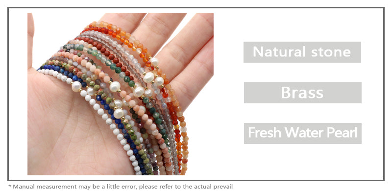 Customized Wholesale Handmade OEM Manufacture China Factory Gold Plated Natural Stone Beads Fresh Water Pearl Necklace For Women
