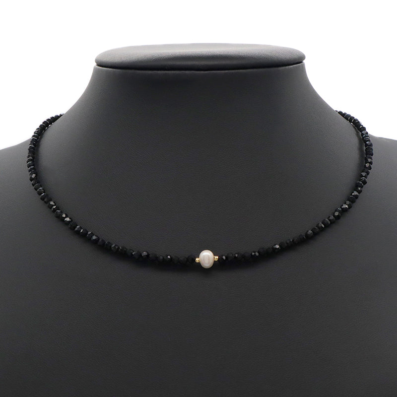 Customized Wholesale Handmade OEM Manufacture China Factory Gold Plated Natural Stone Beads Fresh Water Pearl Necklace For Women