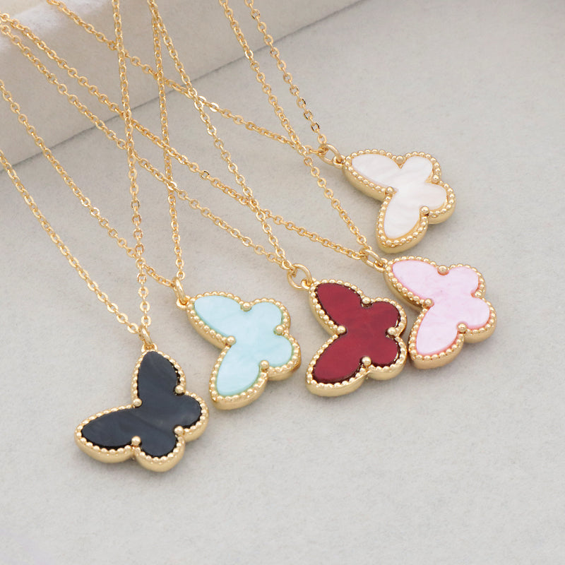 Customized New Factory Newest Wholesale Fashion Shell Pendant Gold Plated Chain Jewelry Brass Chain Necklace