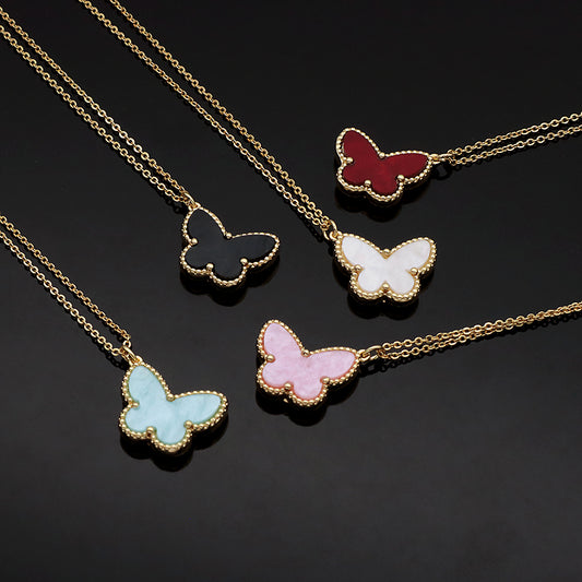 Customized New Factory Newest Wholesale Fashion Shell Pendant Gold Plated Chain Jewelry Brass Chain Necklace
