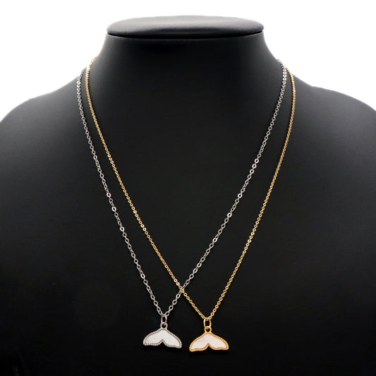 Fashion Design Customized Wholesale Gold Plated Chain Brass Chain Newest Jewelry Various Shell Charm Pendant Necklace