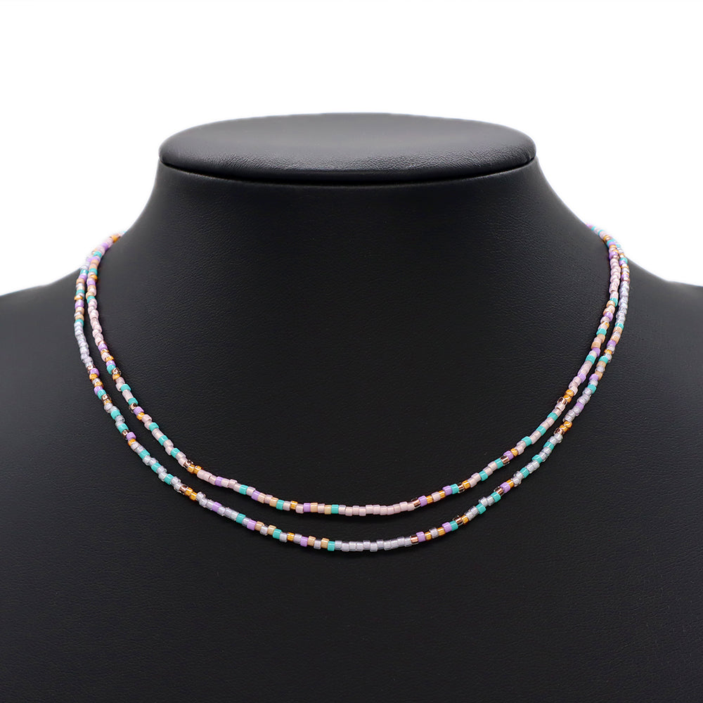 Custom Colour Mixture Miyuki Beads Necklace