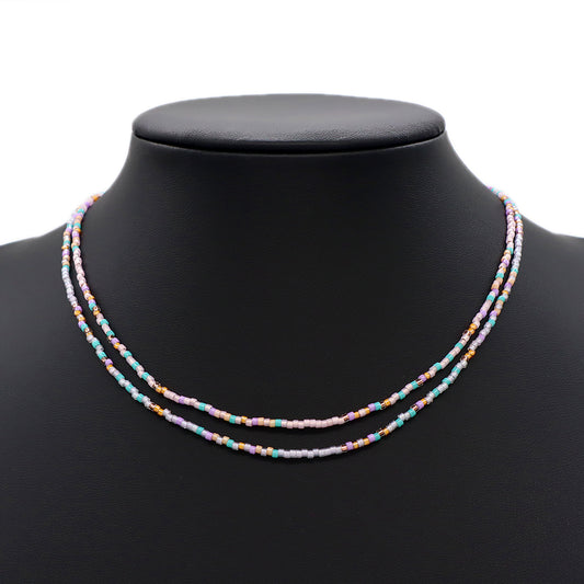 Custom Colour Mixture Miyuki Beads Necklace