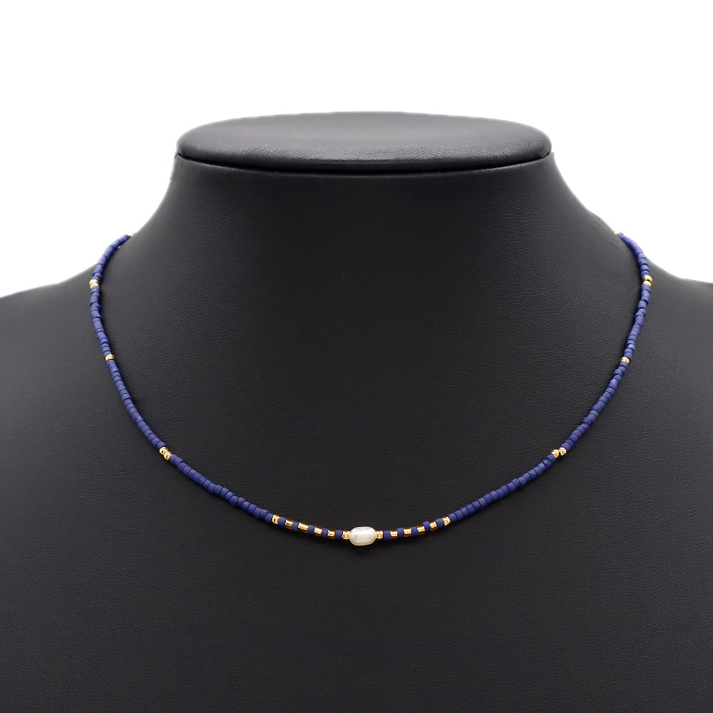 Colorful Miyuki Beads Fresh Water Pearl Handmade Necklace