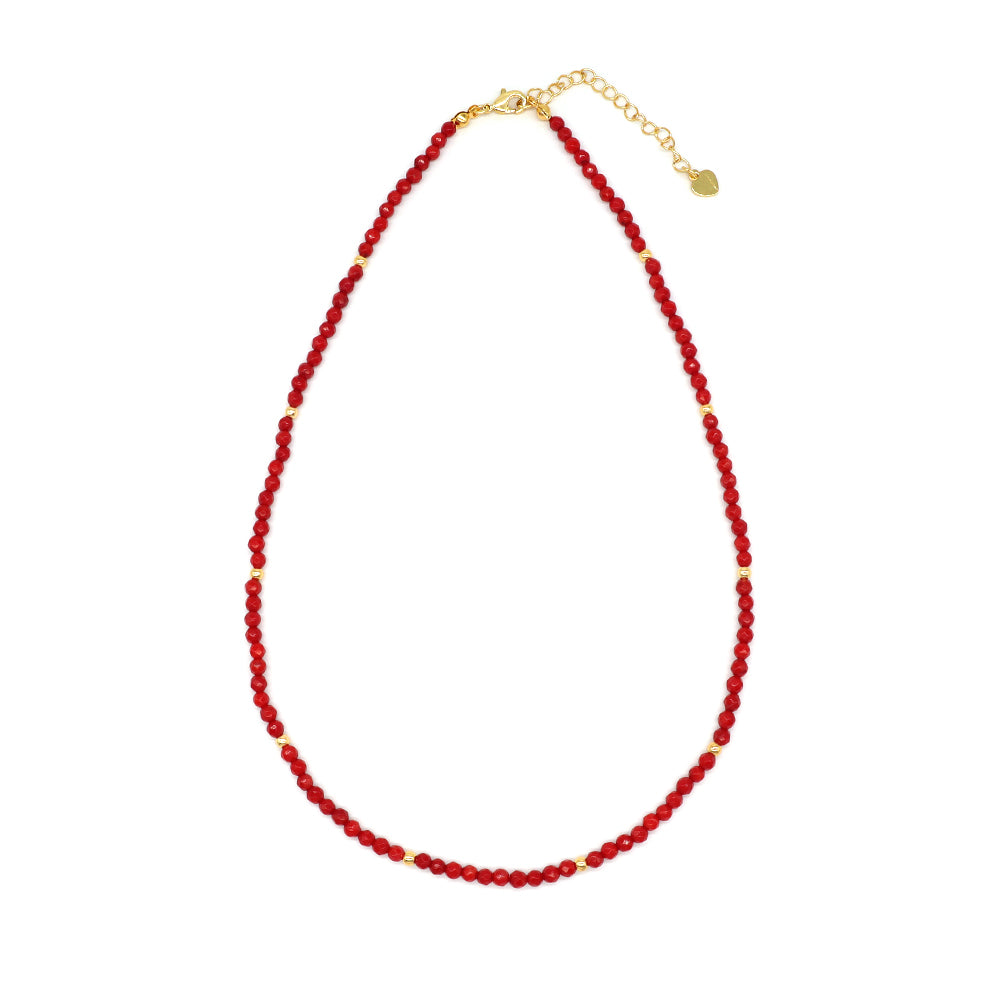 Handmade Custom Natural Stone Beads 925 Sterling Silver Jewelry Necklace