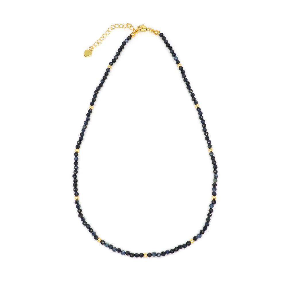 Handmade Custom Natural Stone Beads 925 Sterling Silver Jewelry Necklace