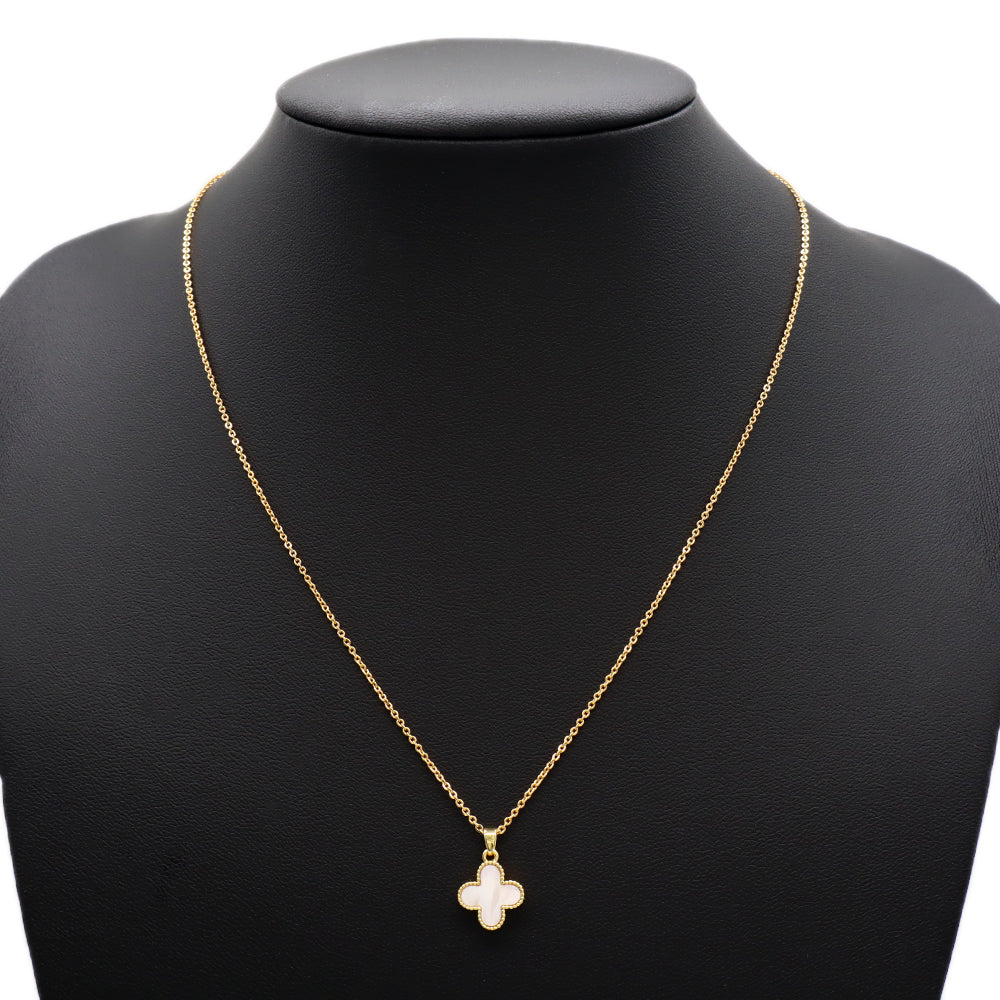 Handmade Custom Natural Stone Gold Plated Charm Necklace