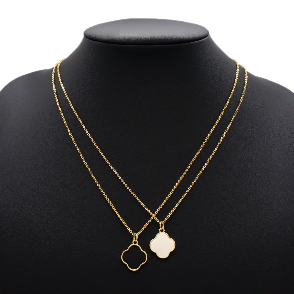 Handmade Custom Brass With Enamel Pendant Necklace With Chain Necklace