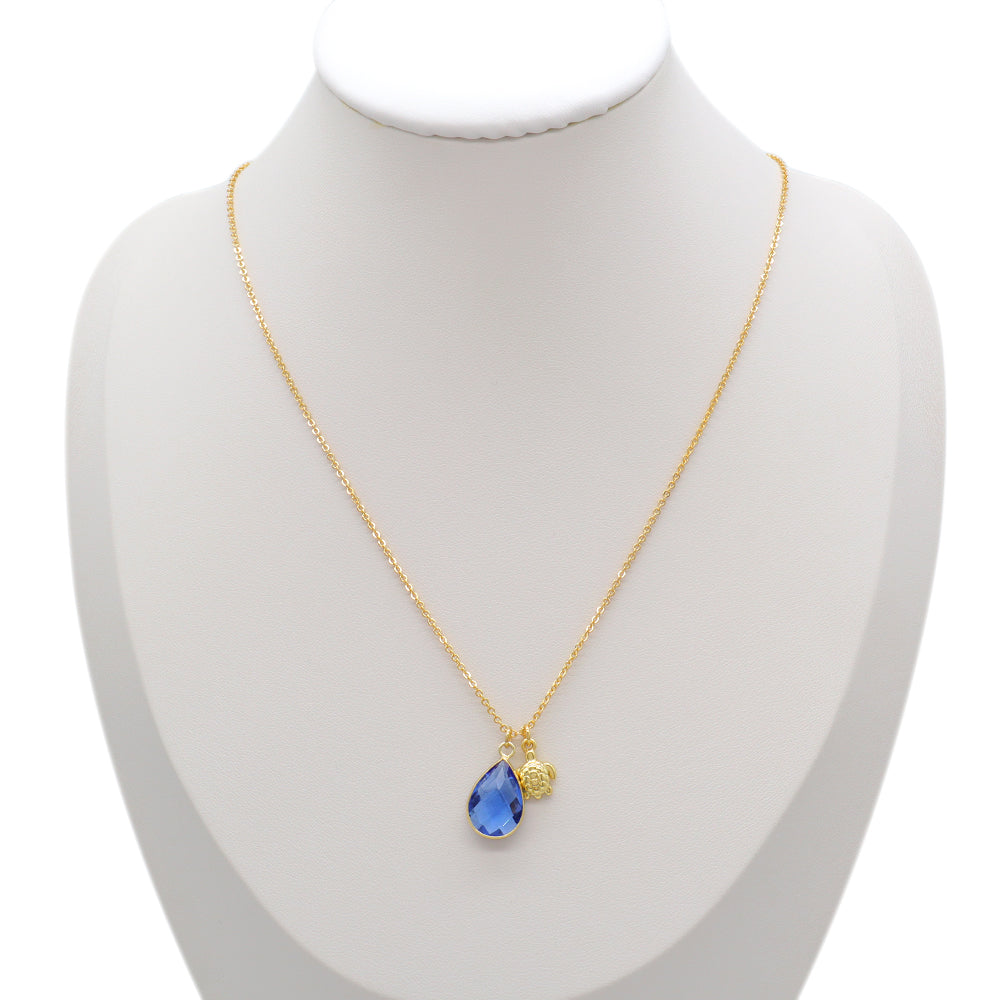 Handmade Custom Glass Crystal Pendant Necklace