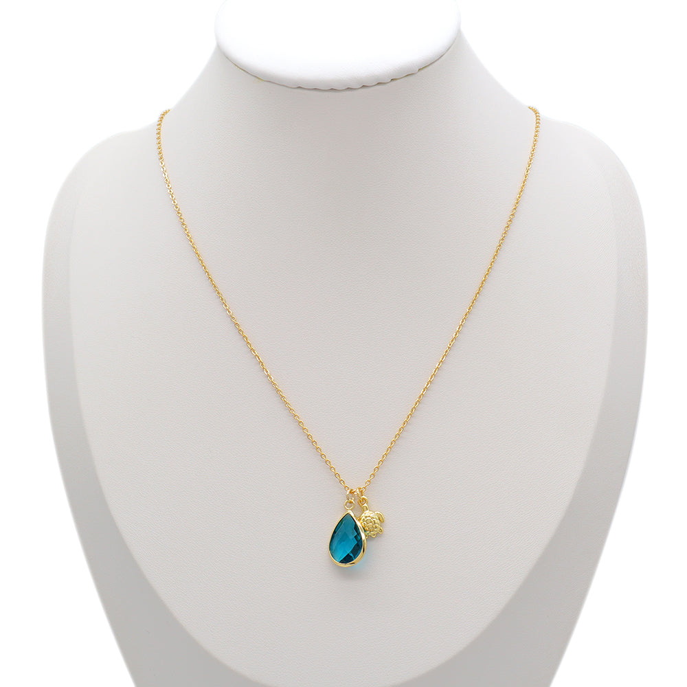 Handmade Custom Glass Crystal Pendant Necklace