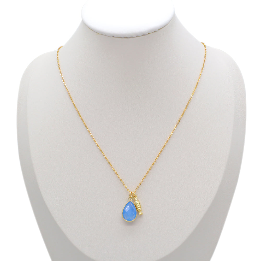 Handmade Custom Glass Crystal Pendant Necklace