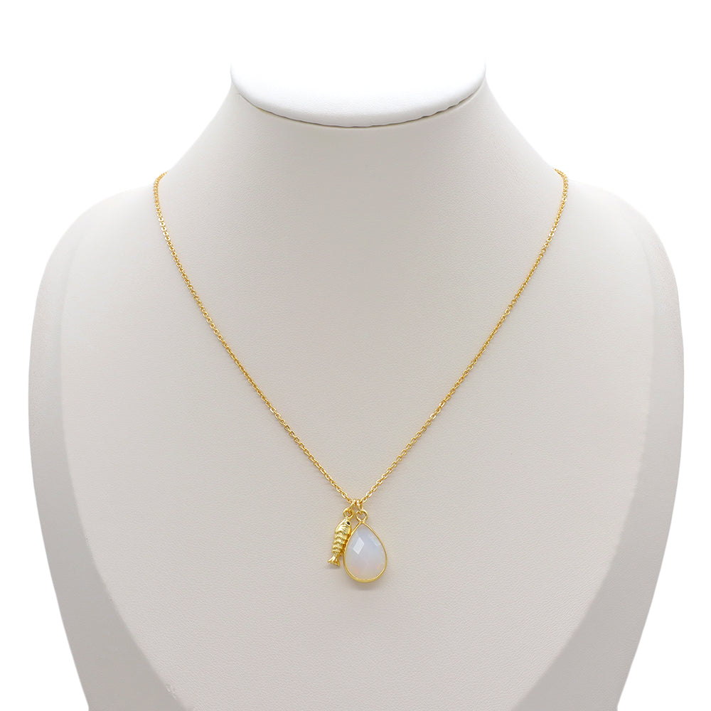 Handmade Custom Glass Crystal Pendant Necklace