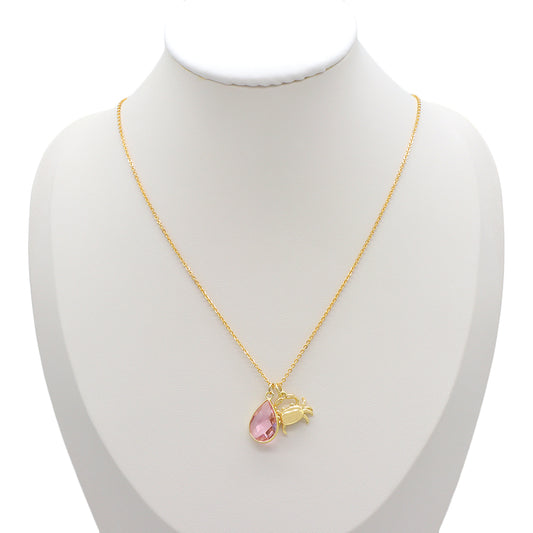 Handmade Custom Glass Crystal Pendant Necklace