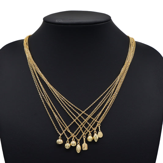 Handmade Custom Brass Pendant Necklace