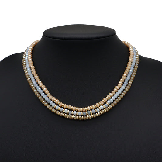 Handmade Custom Glass Crystal Necklace