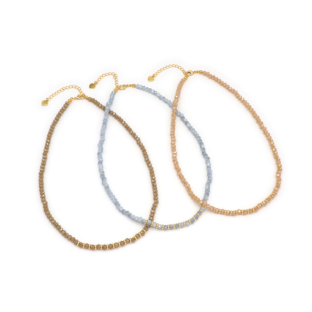 Handmade Custom Glass Crystal Necklace