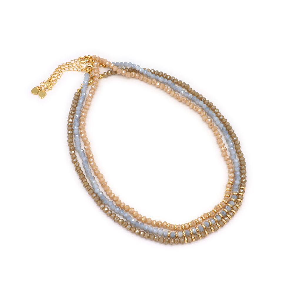 Handmade Custom Glass Crystal Necklace