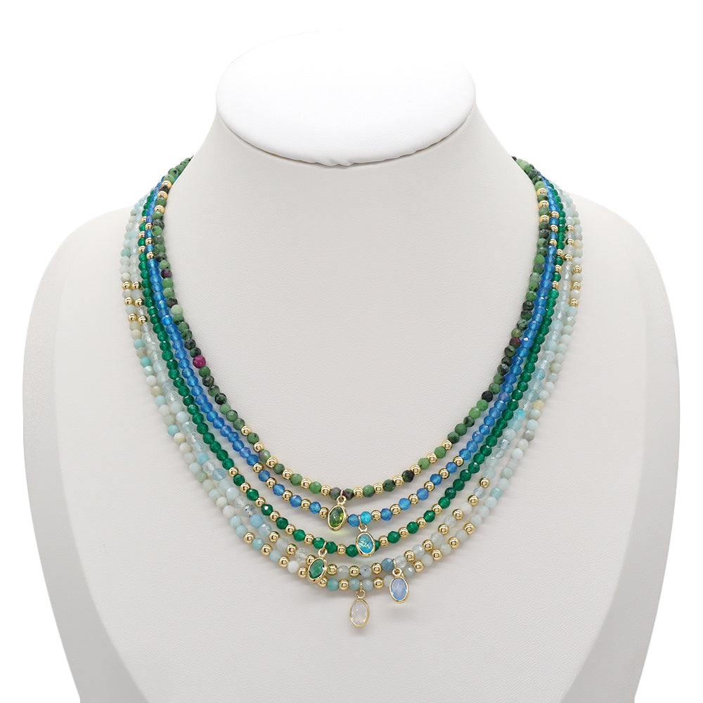 Handmade Custom Natural Stone Necklace