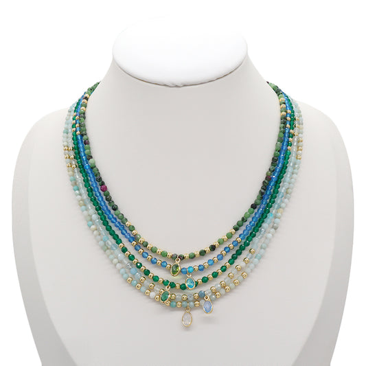 Handmade Custom Natural Stone Necklace