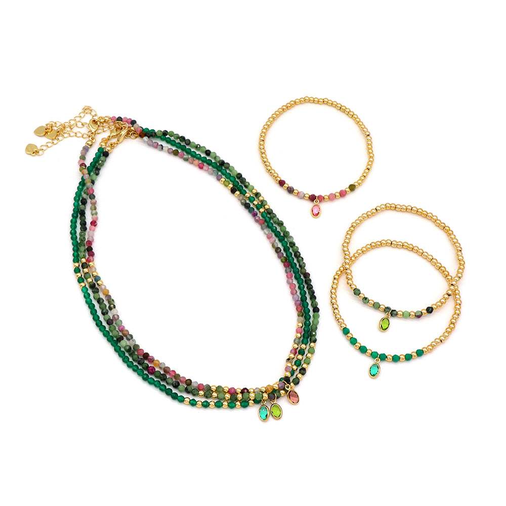 Handmade Custom Natural Stone Necklace