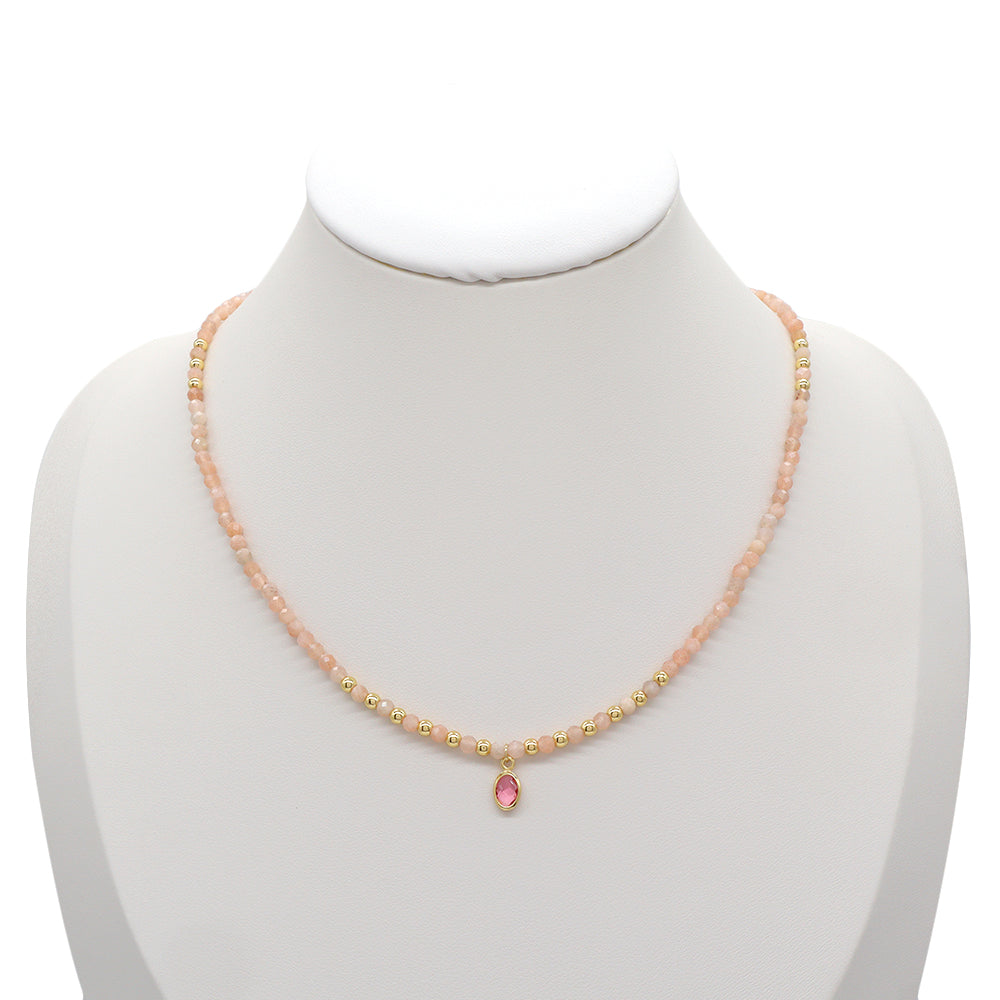 Handmade Custom Natural Stone Necklace