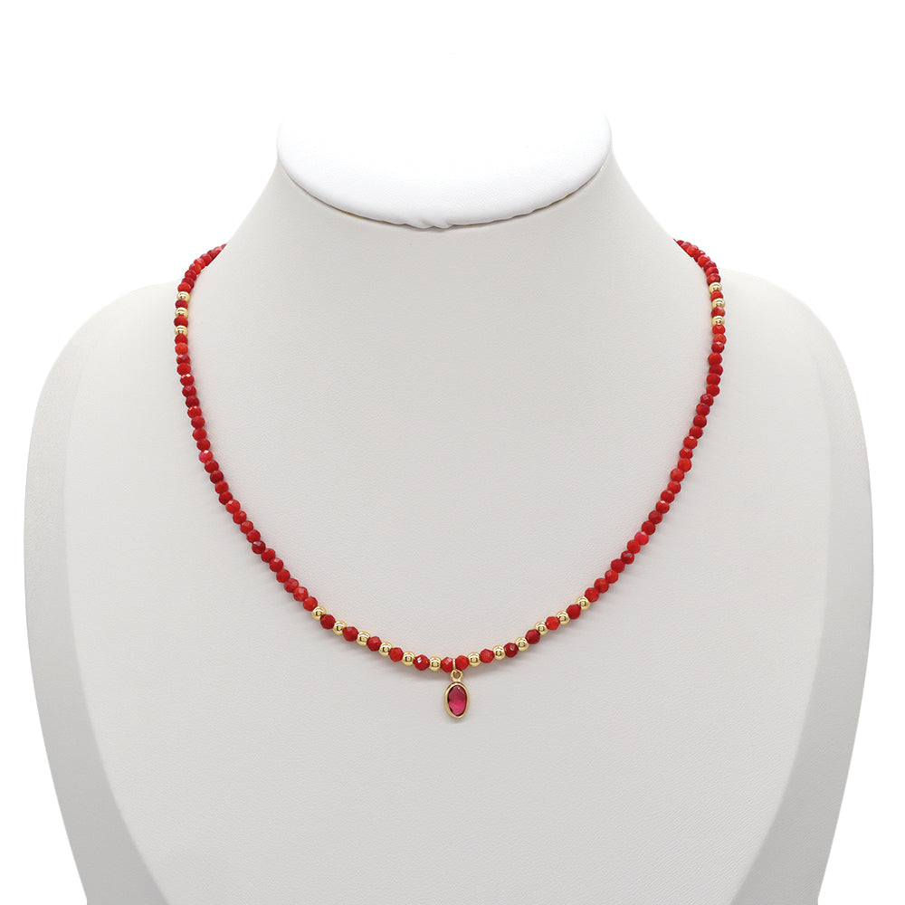 Handmade Custom Natural Stone Necklace