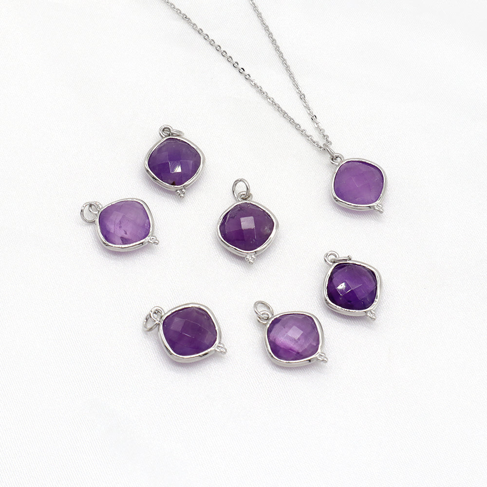 Handmade Custom Natural Stone Pendant Necklace