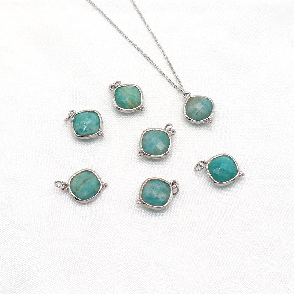 Handmade Custom Natural Stone Pendant Necklace