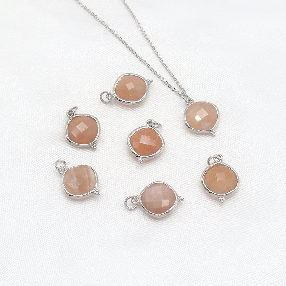 Handmade Custom Natural Stone Pendant Necklace