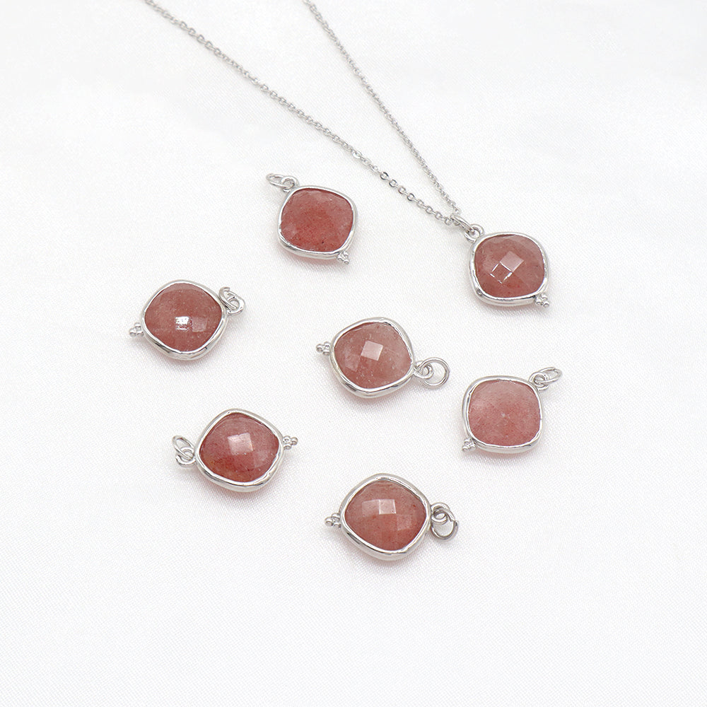 Handmade Custom Natural Stone Pendant Necklace